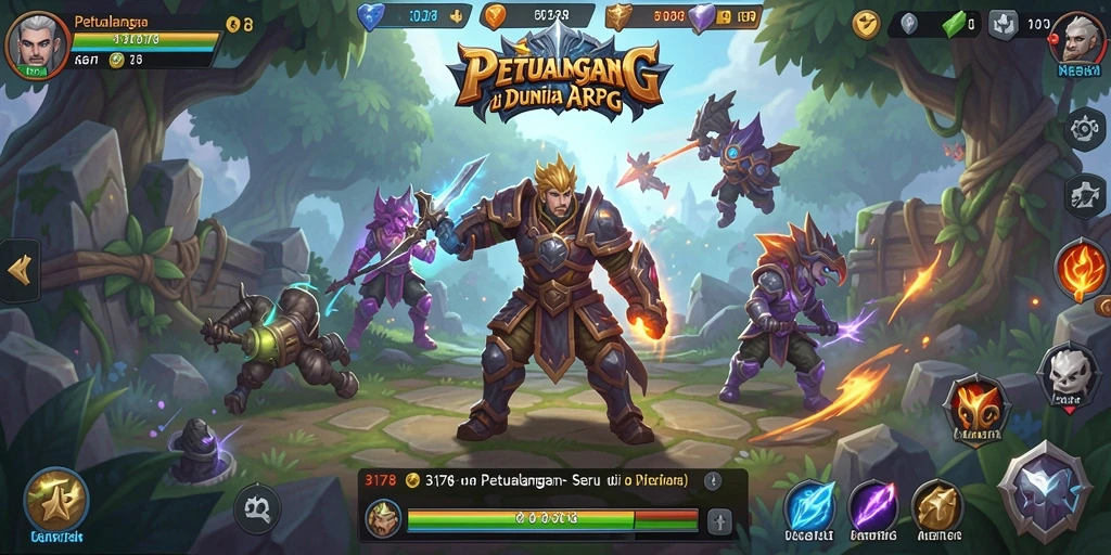 Gambaran gameplay seru di dunia ARPG.