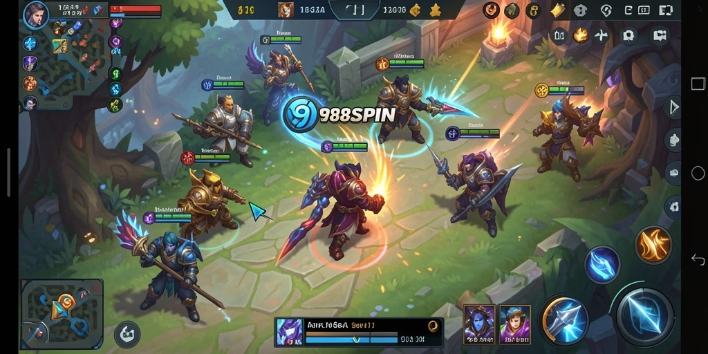 Tampilan gameplay 988SPIN yang mendebarkan dan seru.