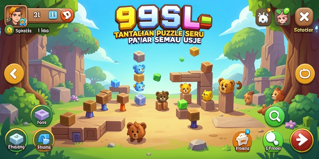 Screenshot gameplay 99SL menampilkan tantangan teka-teki yang menarik.