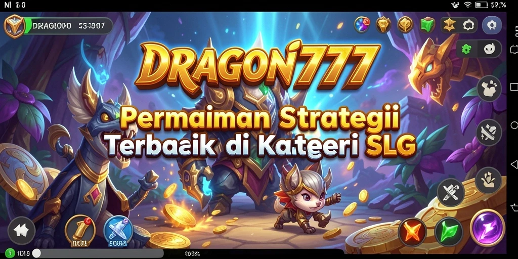 Tampilan gameplay seru dalam DRAGON777 yang menampilkan strategi pertempuran.