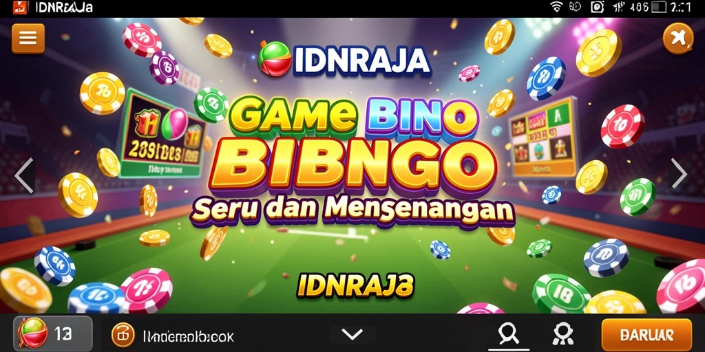 Tampilan gameplay seru dari permainan Bingo IDNRAJA.