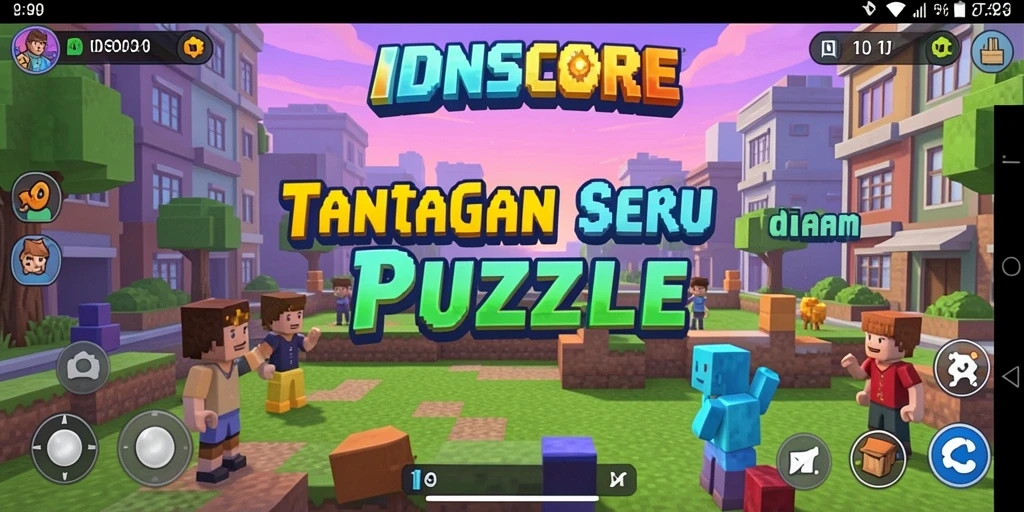 Screenshot utama IDNSCORE menampilkan gameplay yang menarik dan menantang.