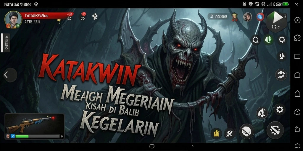 Gameplay KATAKWIN yang mencekam, tunjukkan keberanianmu dalam kegelapan.