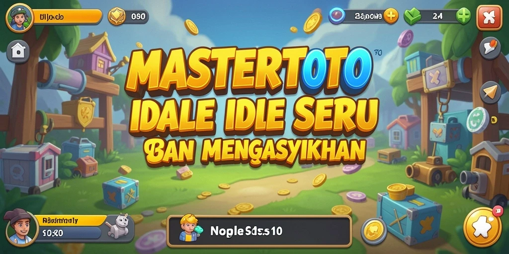 Screenshot gameplay MASTERTOTO yang menunjukkan aksi Idle yang seru.