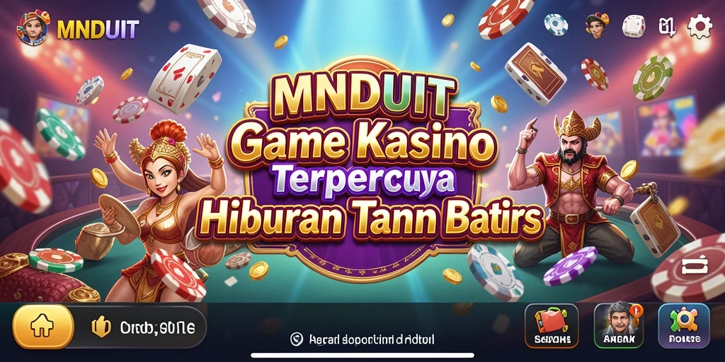 Tampilan gameplay MNDUIT yang memukau dengan suasana kasino nyata.