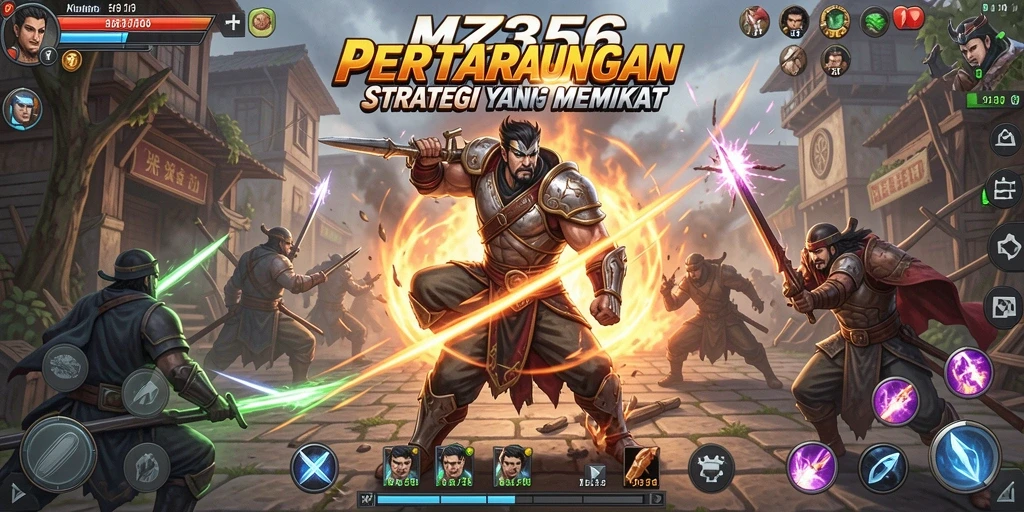 Tampilan utama gameplay MZ356 yang menampilkan strategi mendalam.