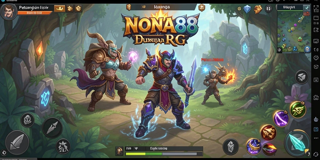 Tampilan gameplay RPG NONA88 yang mendebarkan dan visual yang memukau.