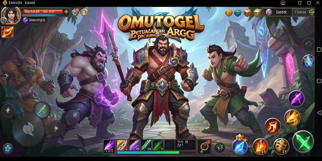 Tangkapan layar dari gameplay ARPG yang mendebarkan di OMUTOGEL.