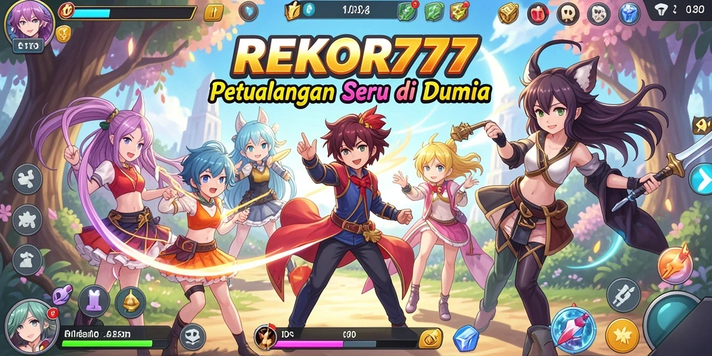 Gameplay seru dengan karakter anime menarik di REKOR777.