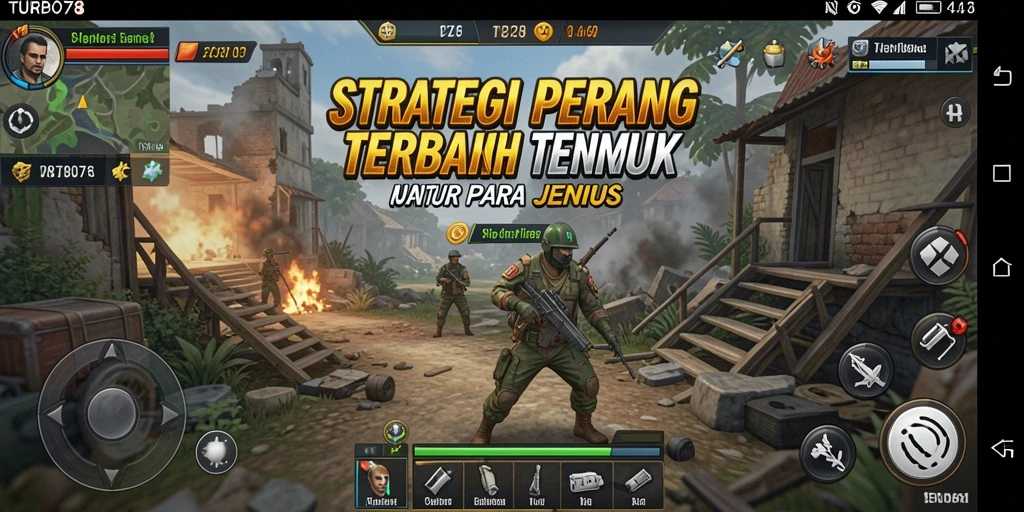 Tampilan gameplay <strong>TURBO78</strong> yang menegangkan dan strategis.