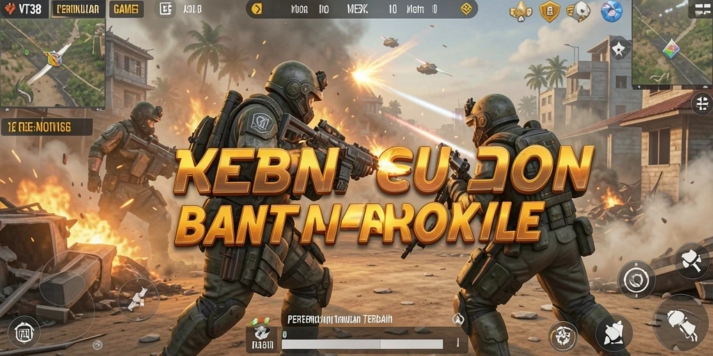 Tampilan gameplay <strong>VT38</strong> yang penuh aksi dalam pertempuran Battle Royale.