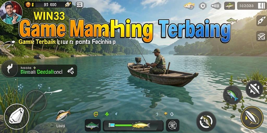 Screenshot gameplay WIN33 menunjukkan aksi memancing yang seru dan menantang.